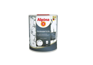Разбавитель для лакокрасочных материалов Альпина 0.75л.